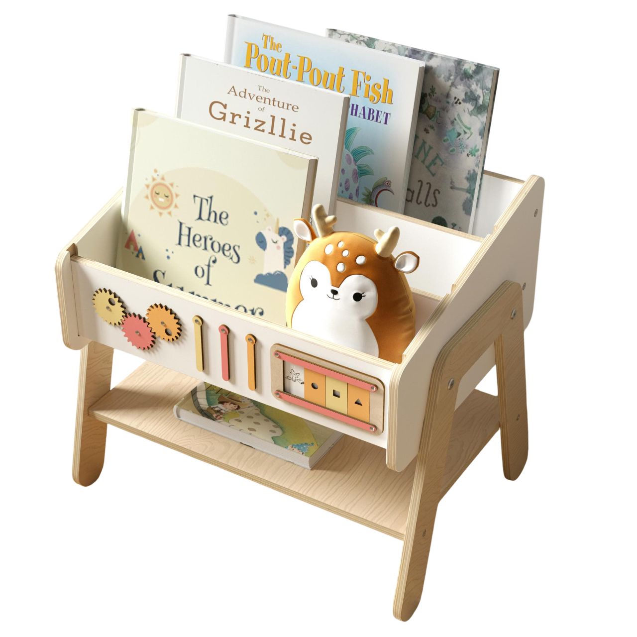 Libreria in legno per bambini Montessori