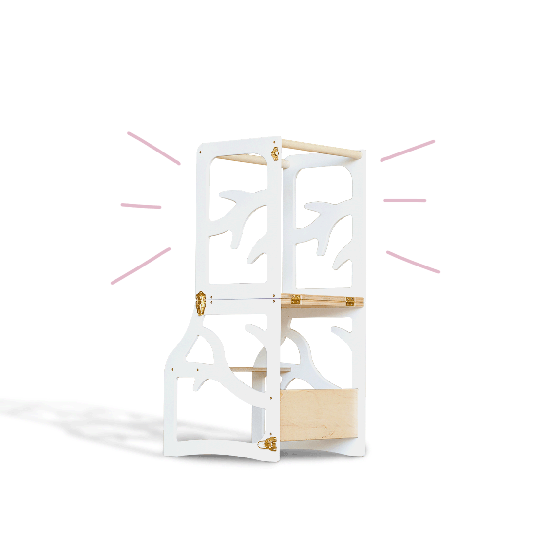 Torre Montessoriana 2 in 1 "Tree" convertibile