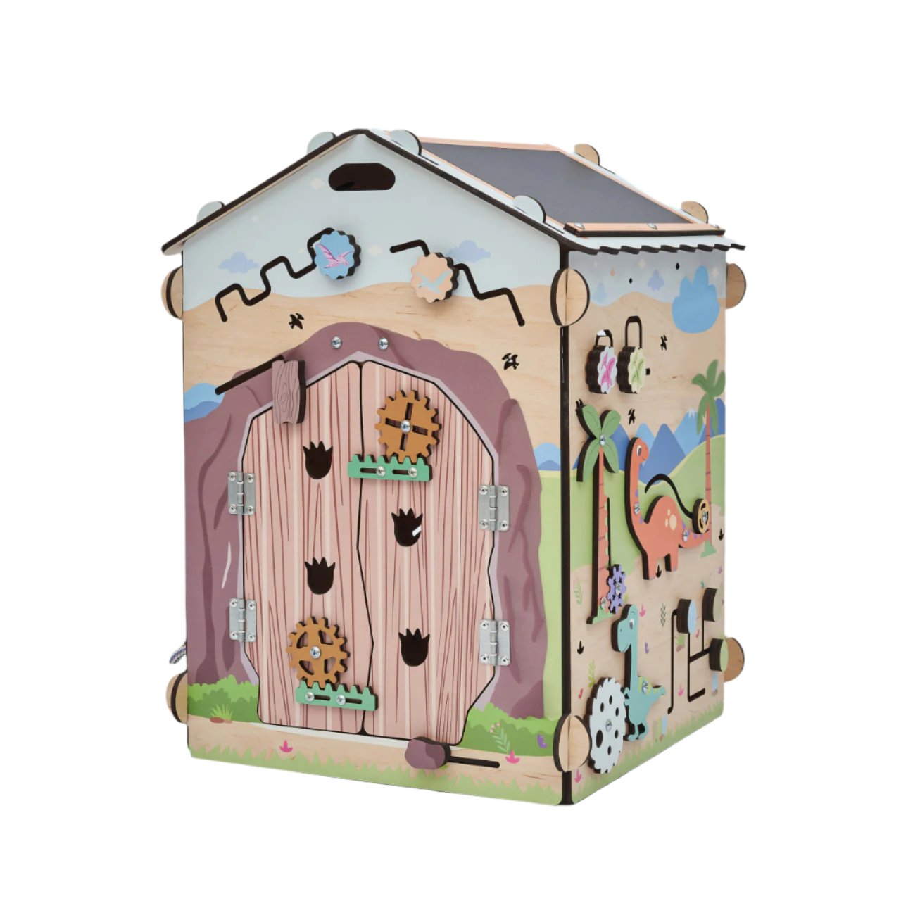 Casetta in legno Montessori "Jurassic"